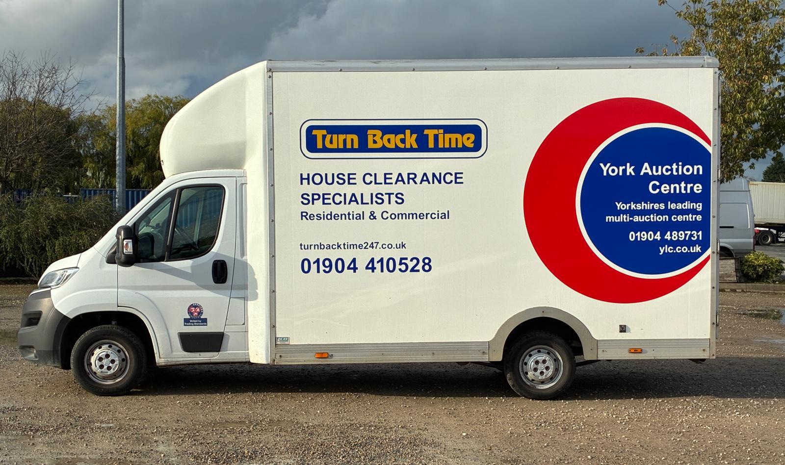 Turn Back Time Removals Van